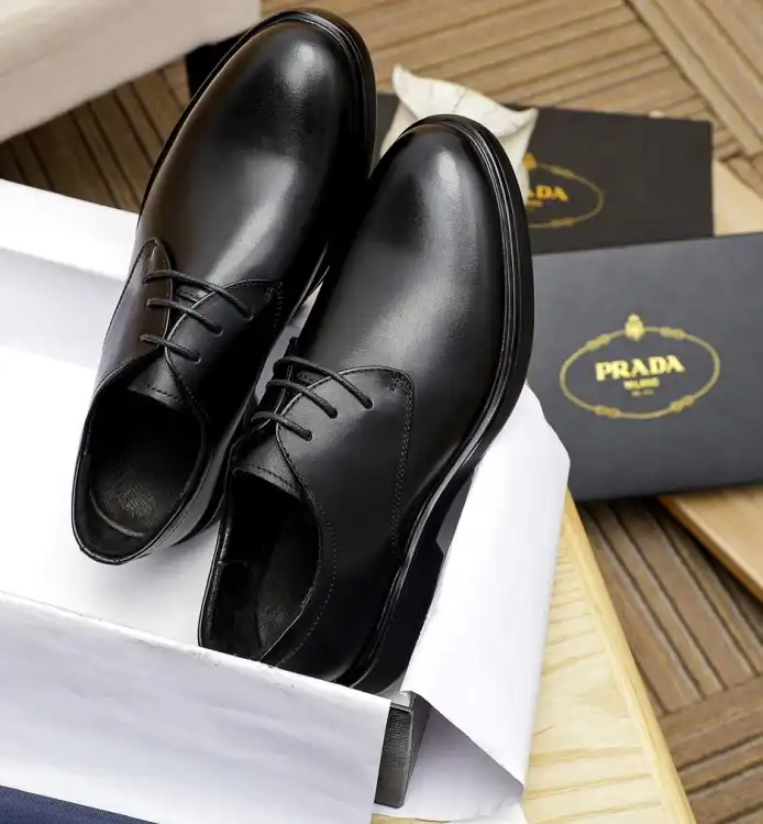 hype Prada Leather Shoes