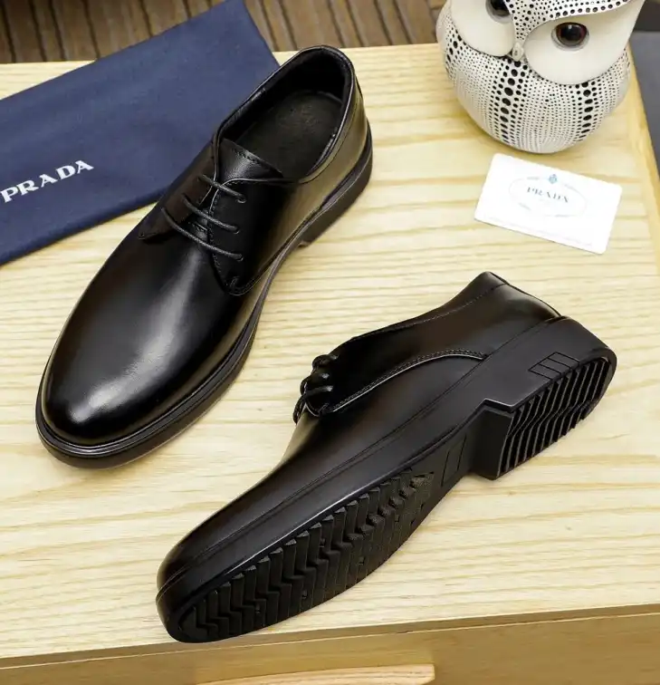 hype Prada Leather Shoes