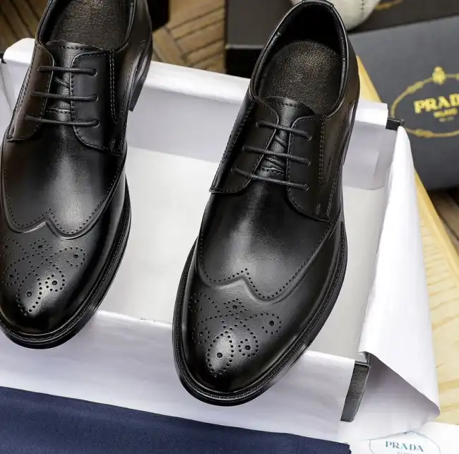 hype Prada Leather Shoes