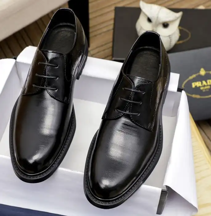 hype Prada Leather Shoes