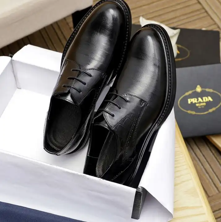 hype Prada Leather Shoes