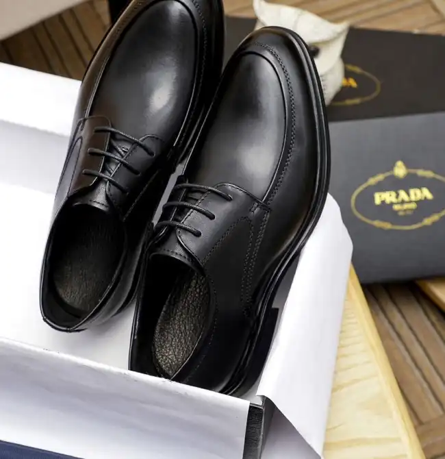 hype Prada Leather Shoes