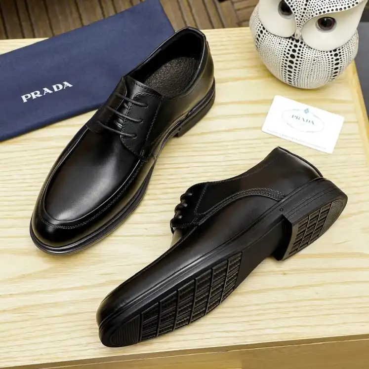 hype Prada Leather Shoes