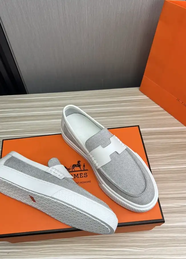 hype Hermes Leather Shoes