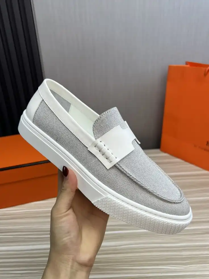 hype Hermes Leather Shoes