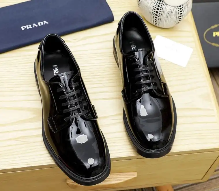 hype Prada Leather Shoes