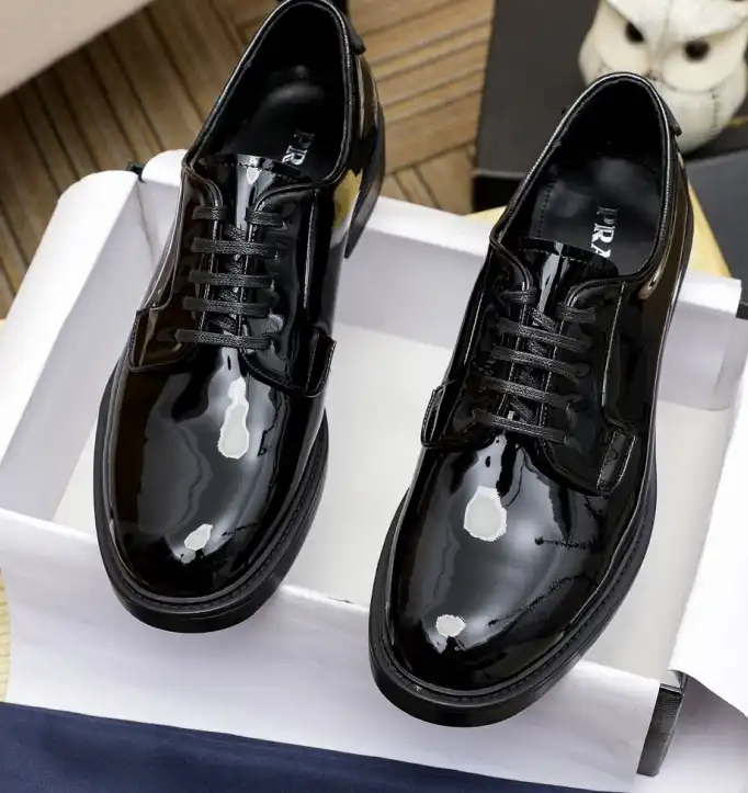 hype Prada Leather Shoes