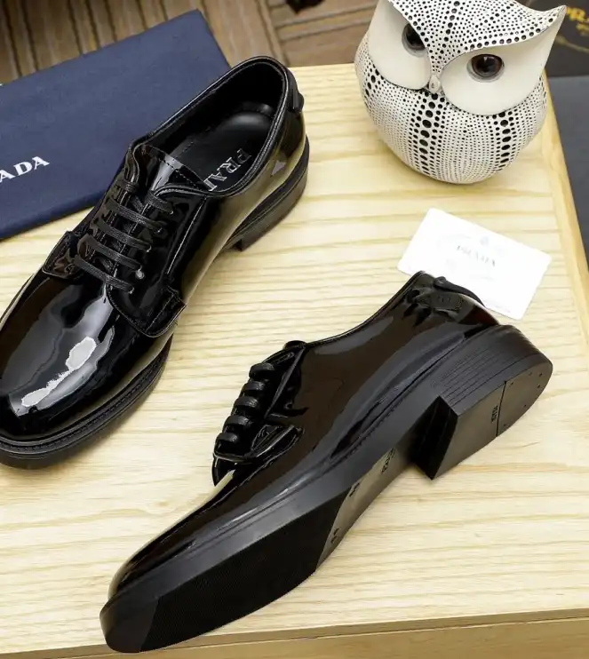 hype Prada Leather Shoes