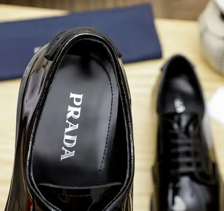 hype Prada Leather Shoes