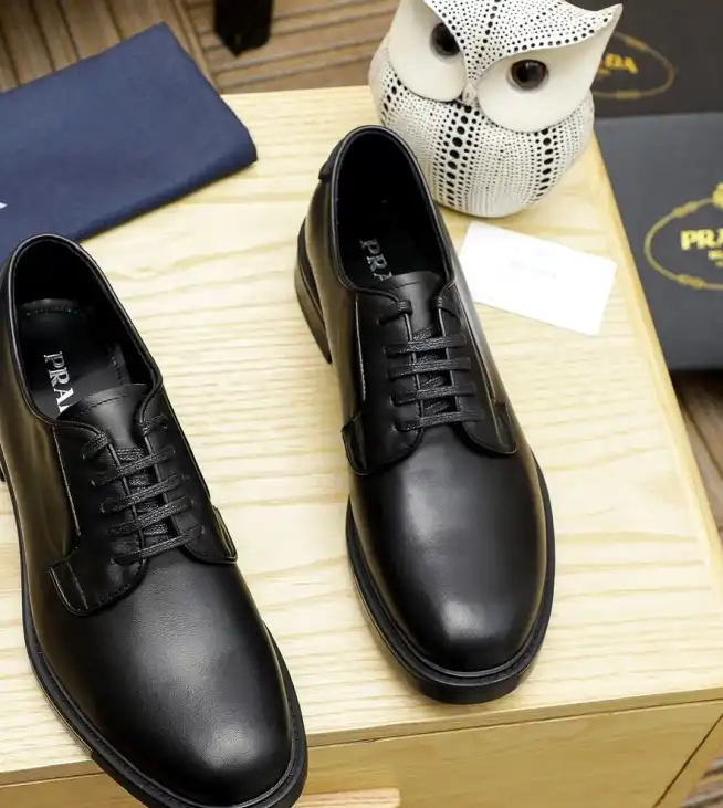 hype Prada Leather Shoes