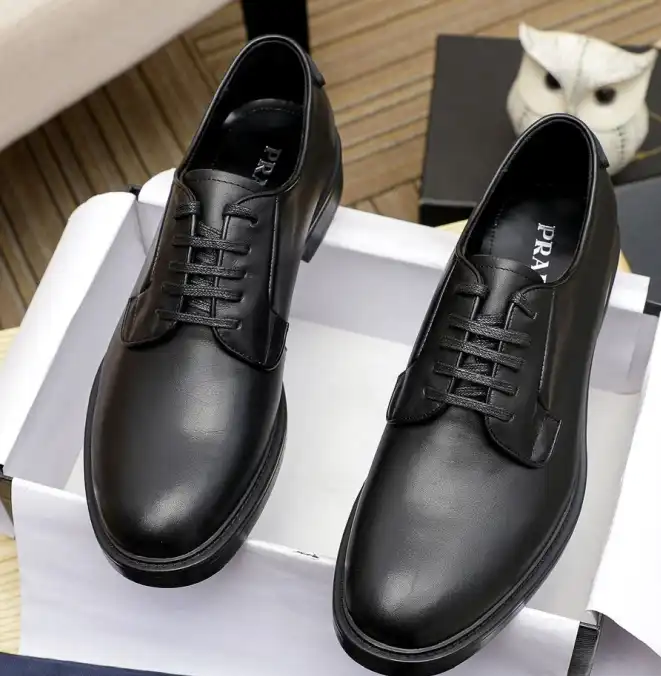 hype Prada Leather Shoes