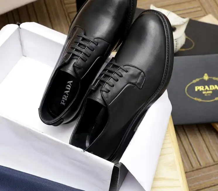 hype Prada Leather Shoes