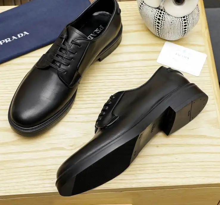 hype Prada Leather Shoes