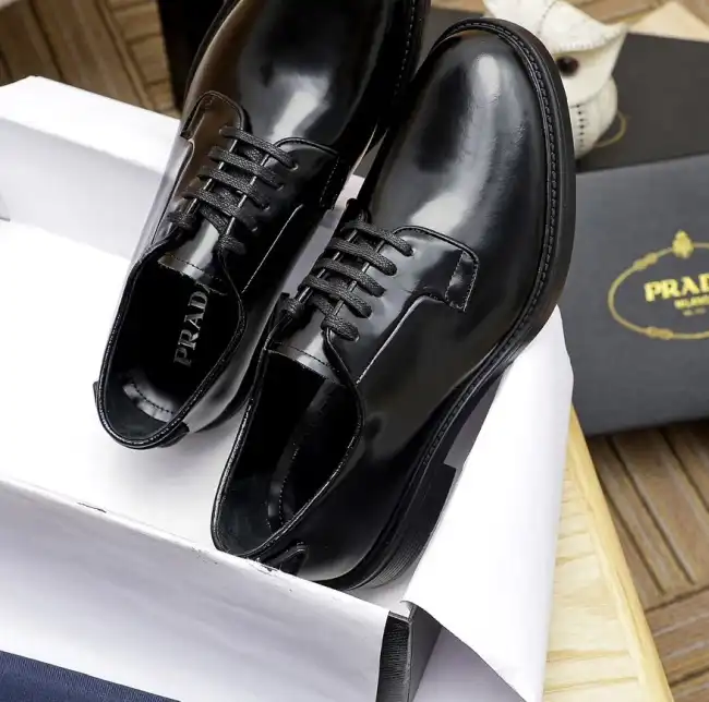 hype Prada Leather Shoes