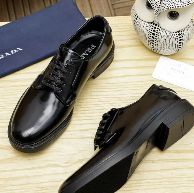 hype Prada Leather Shoes