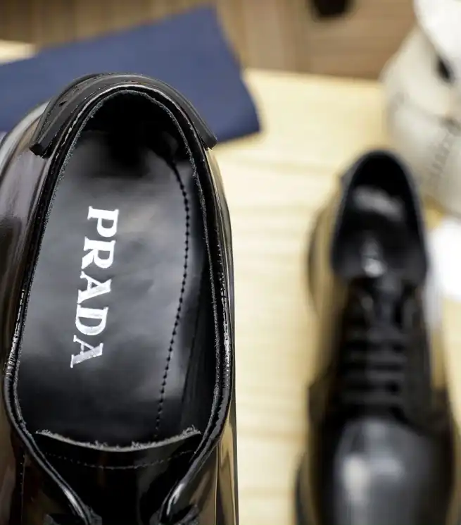 hype Prada Leather Shoes