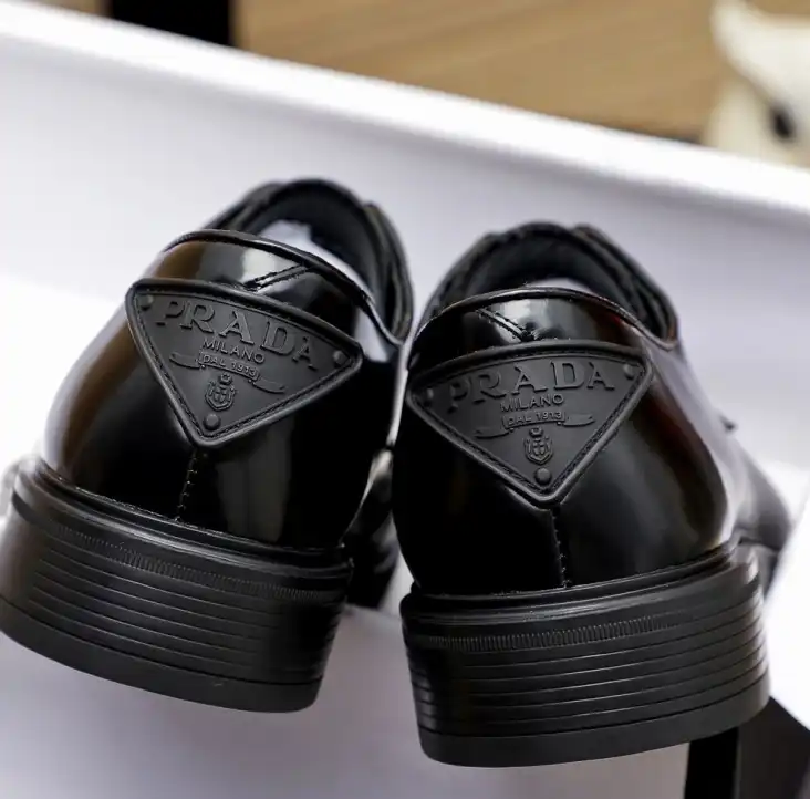 hype Prada Leather Shoes