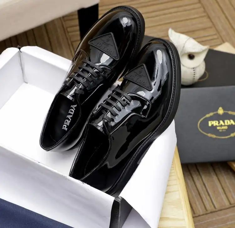 hype Prada Leather Shoes