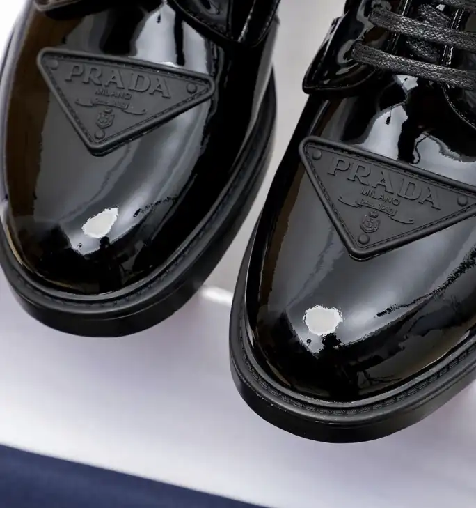 hype Prada Leather Shoes