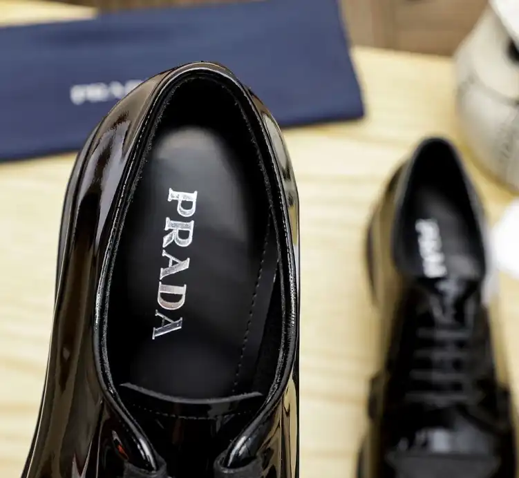 hype Prada Leather Shoes