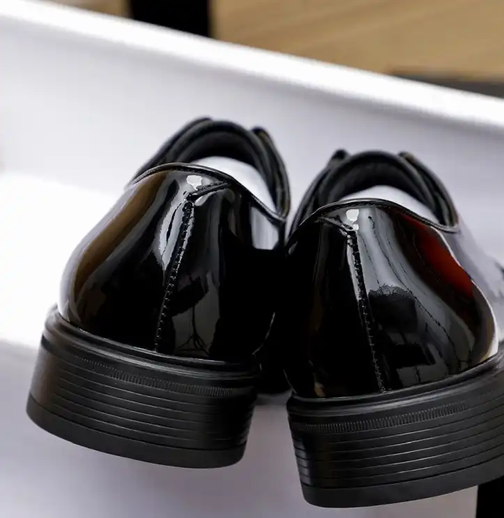 hype Prada Leather Shoes