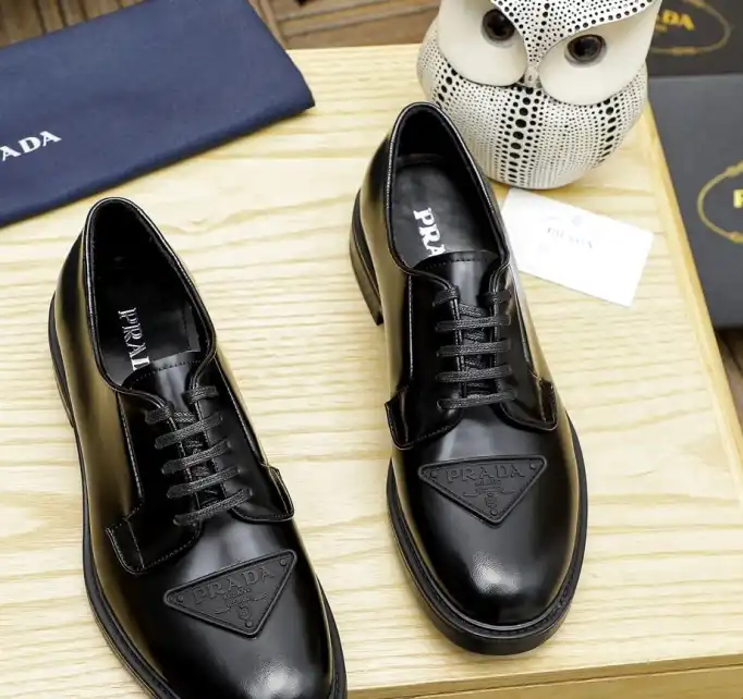 hype Prada Leather Shoes