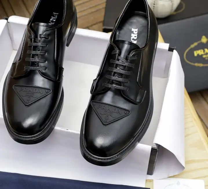 hype Prada Leather Shoes