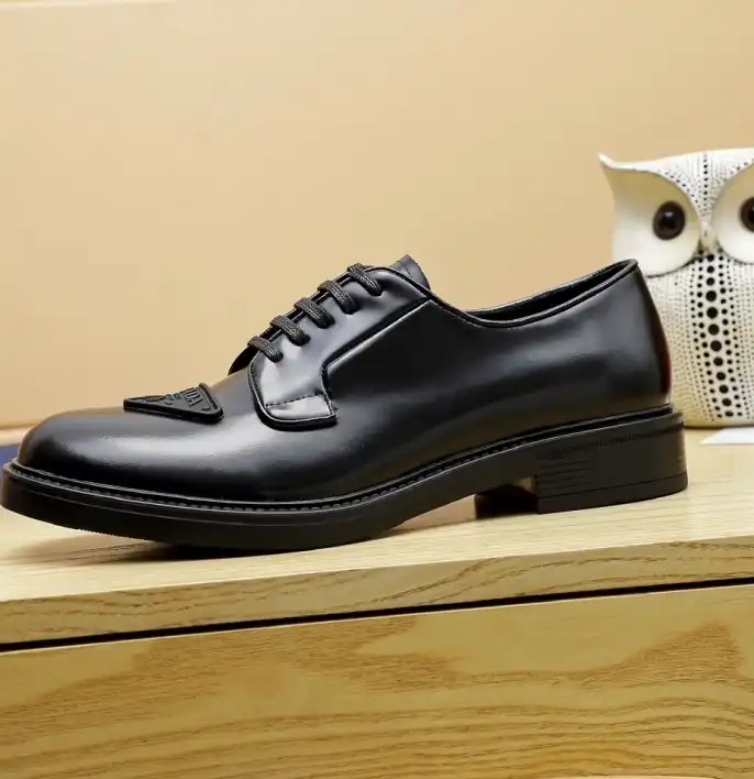 hype Prada Leather Shoes