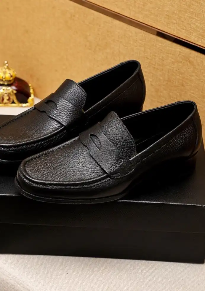 hype Prada Leather Shoes