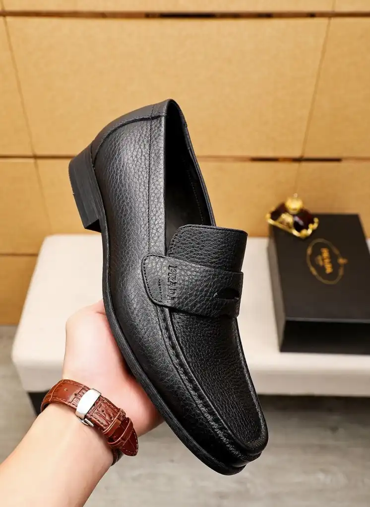 hype Prada Leather Shoes