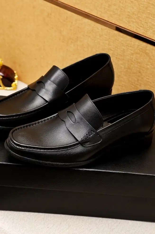 hype Prada Leather Shoes