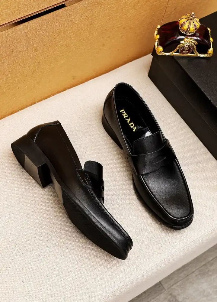 hype Prada Leather Shoes