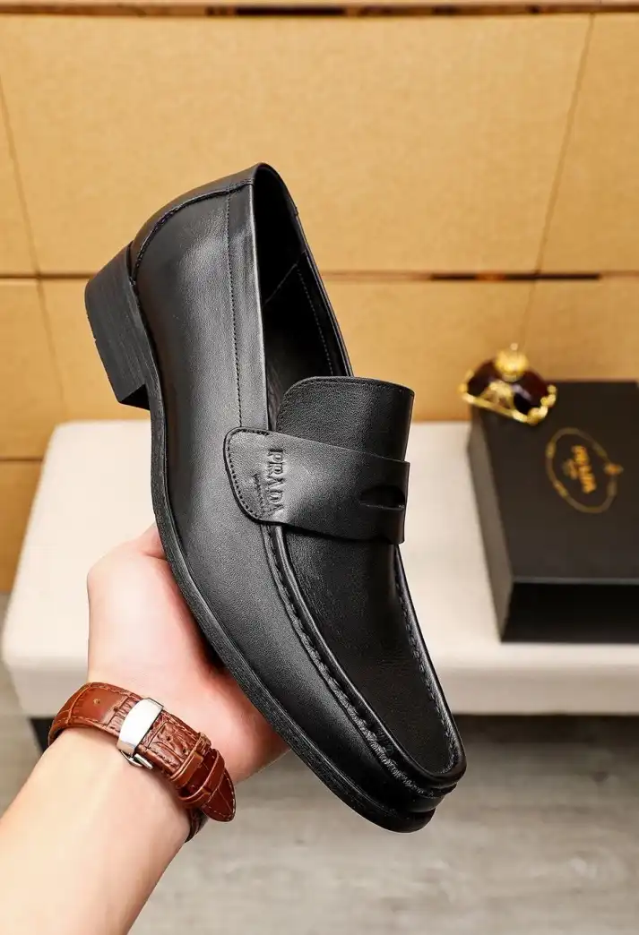 hype Prada Leather Shoes