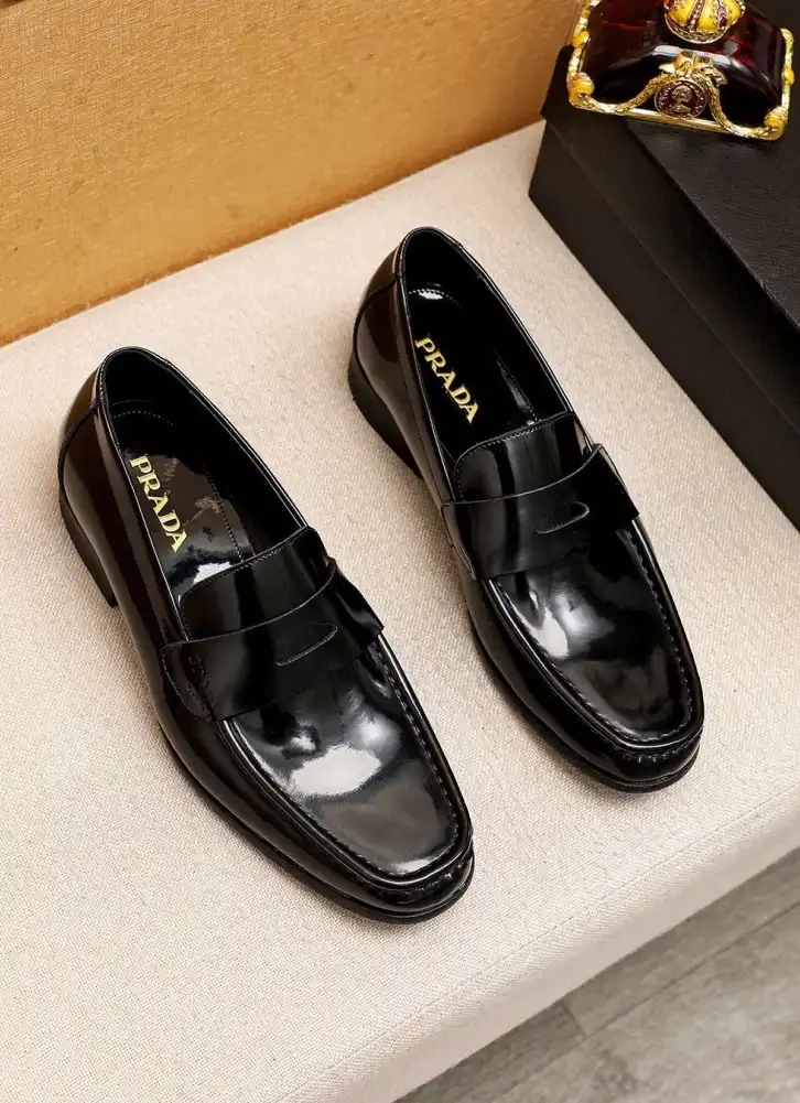 hype Prada Leather Shoes