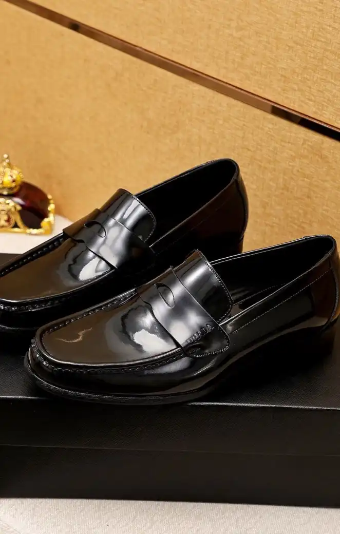 hype Prada Leather Shoes