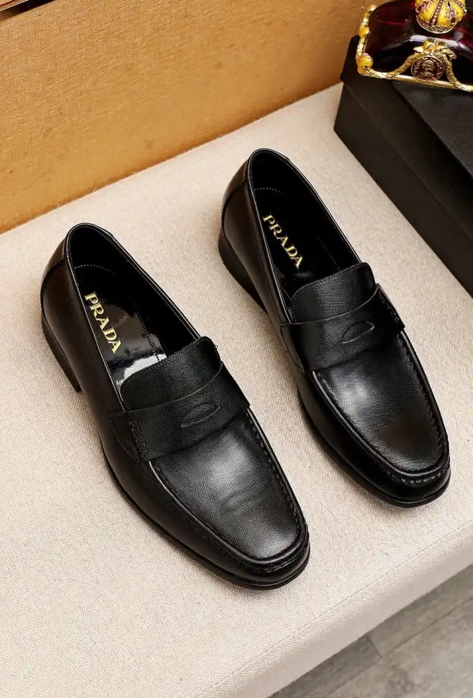 hype Prada Leather Shoes