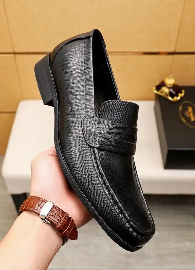 hype Prada Leather Shoes