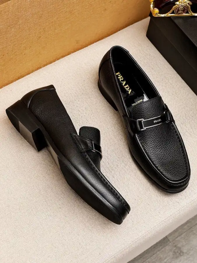 hype Prada Leather Shoes