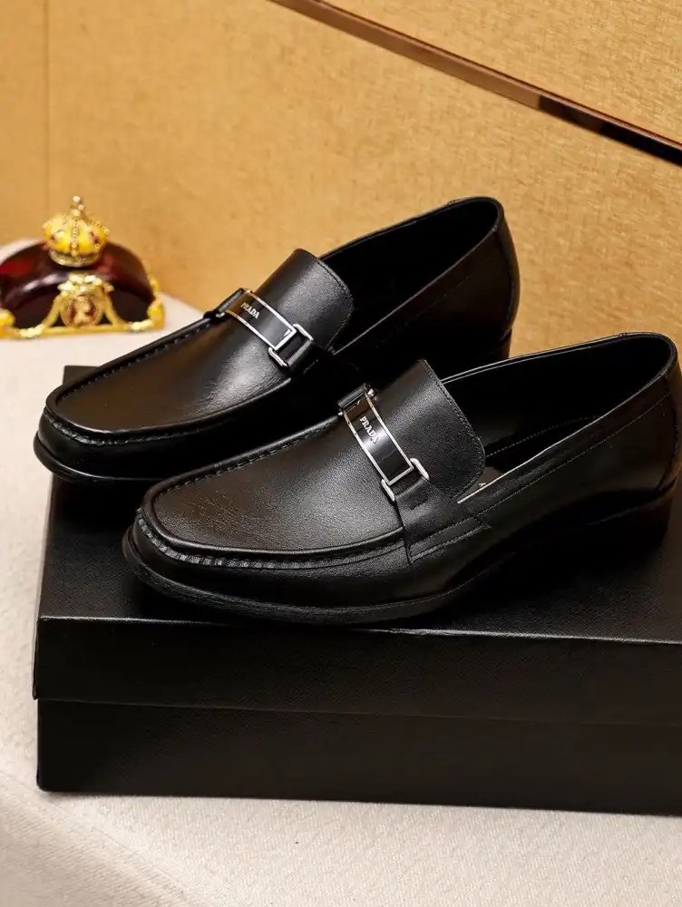 hype Prada Leather Shoes