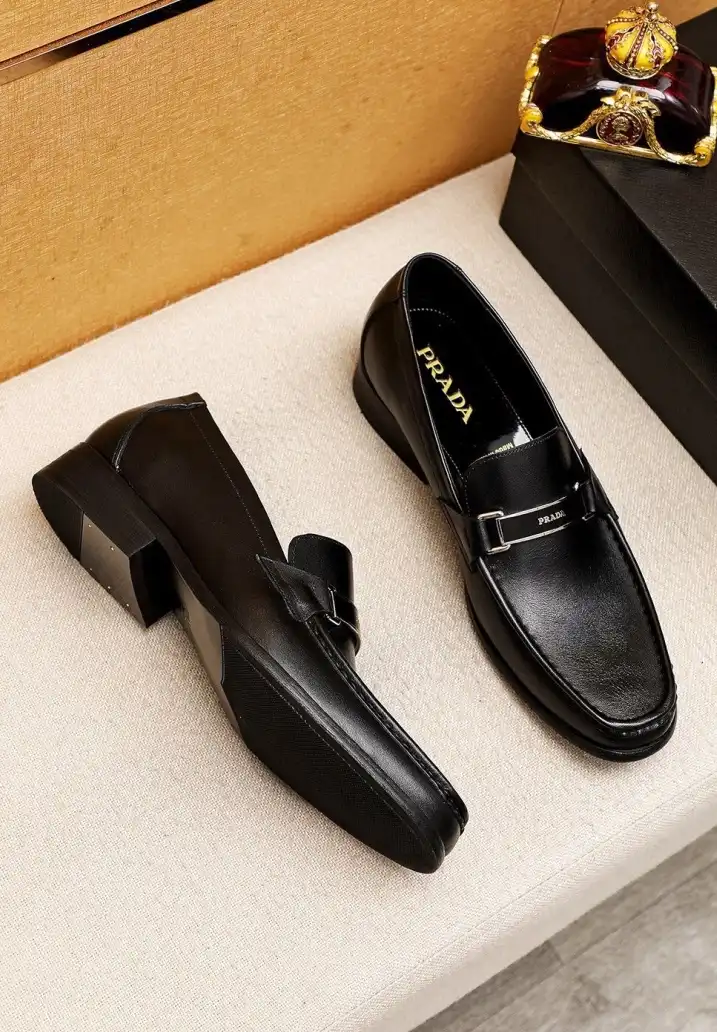 hype Prada Leather Shoes