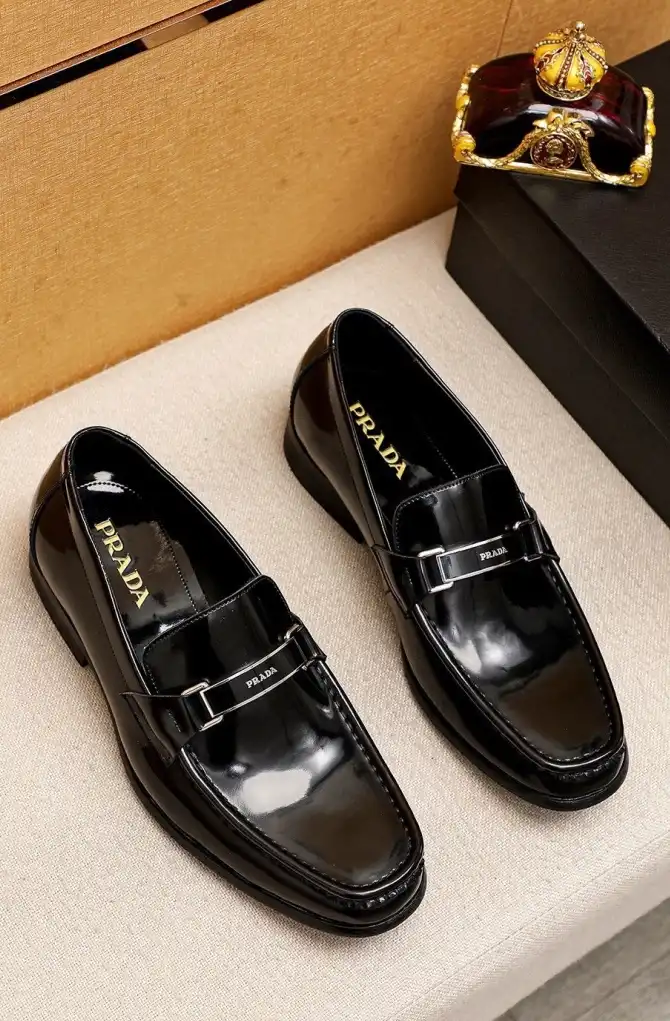 hype Prada Leather Shoes