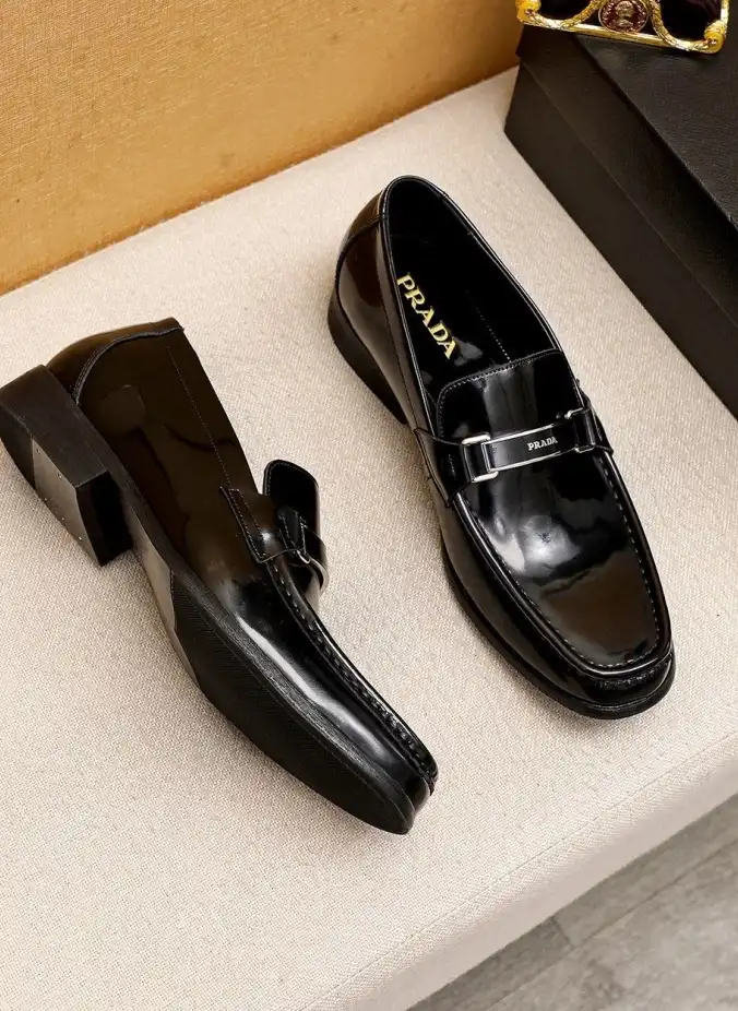 hype Prada Leather Shoes