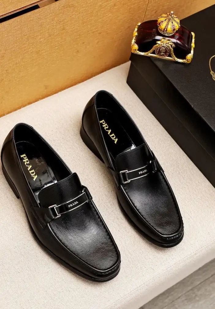 hype Prada Leather Shoes