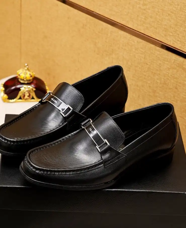 hype Prada Leather Shoes