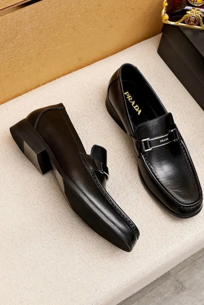 hype Prada Leather Shoes