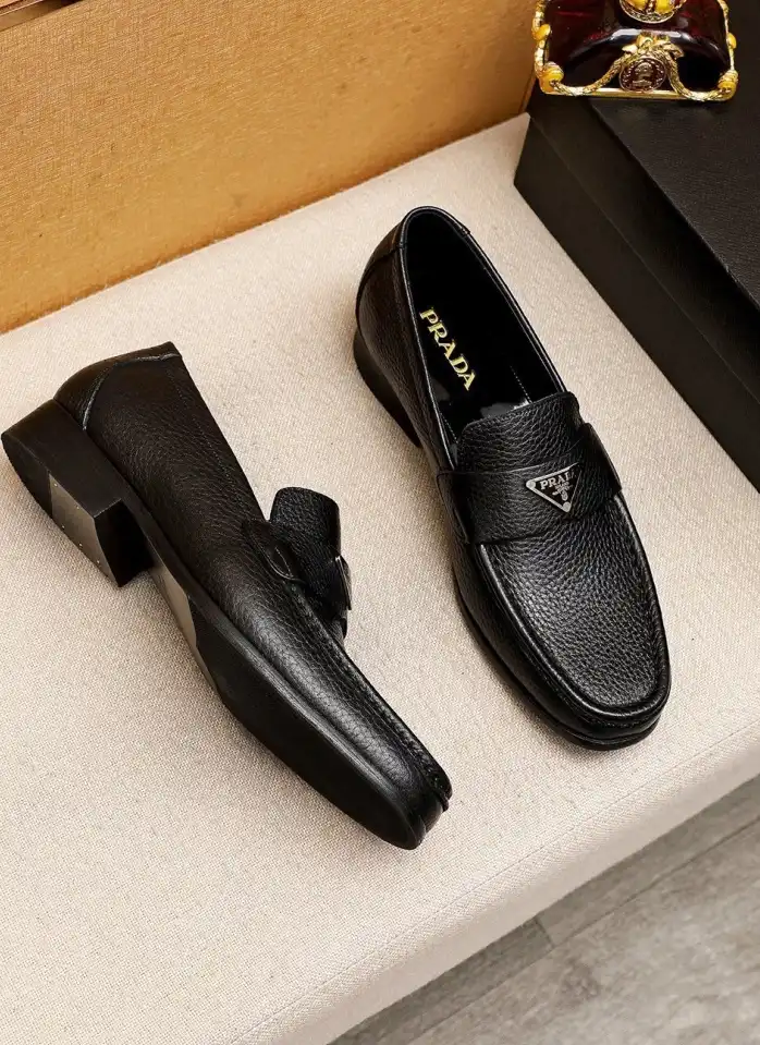 hype Prada Leather Shoes