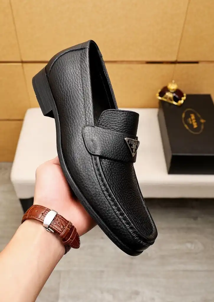 hype Prada Leather Shoes