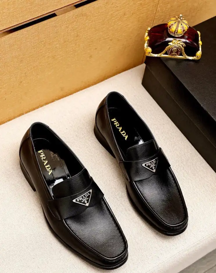 hype Prada Leather Shoes