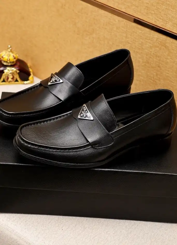 hype Prada Leather Shoes