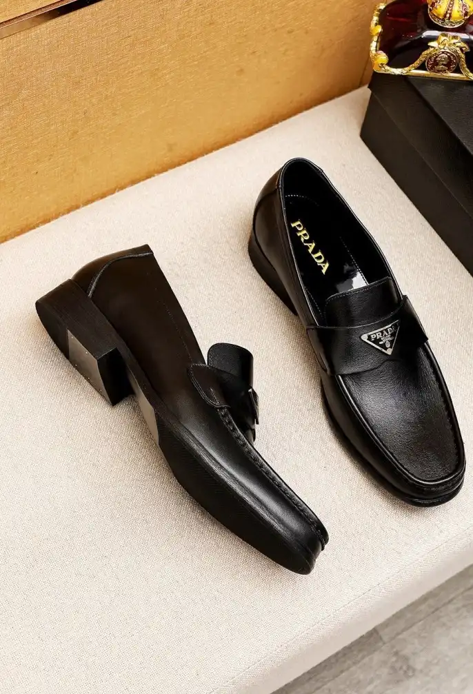 hype Prada Leather Shoes